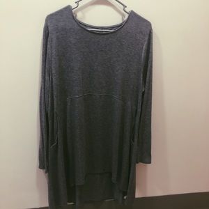 Gray long sleeved nightwear from Chico’s